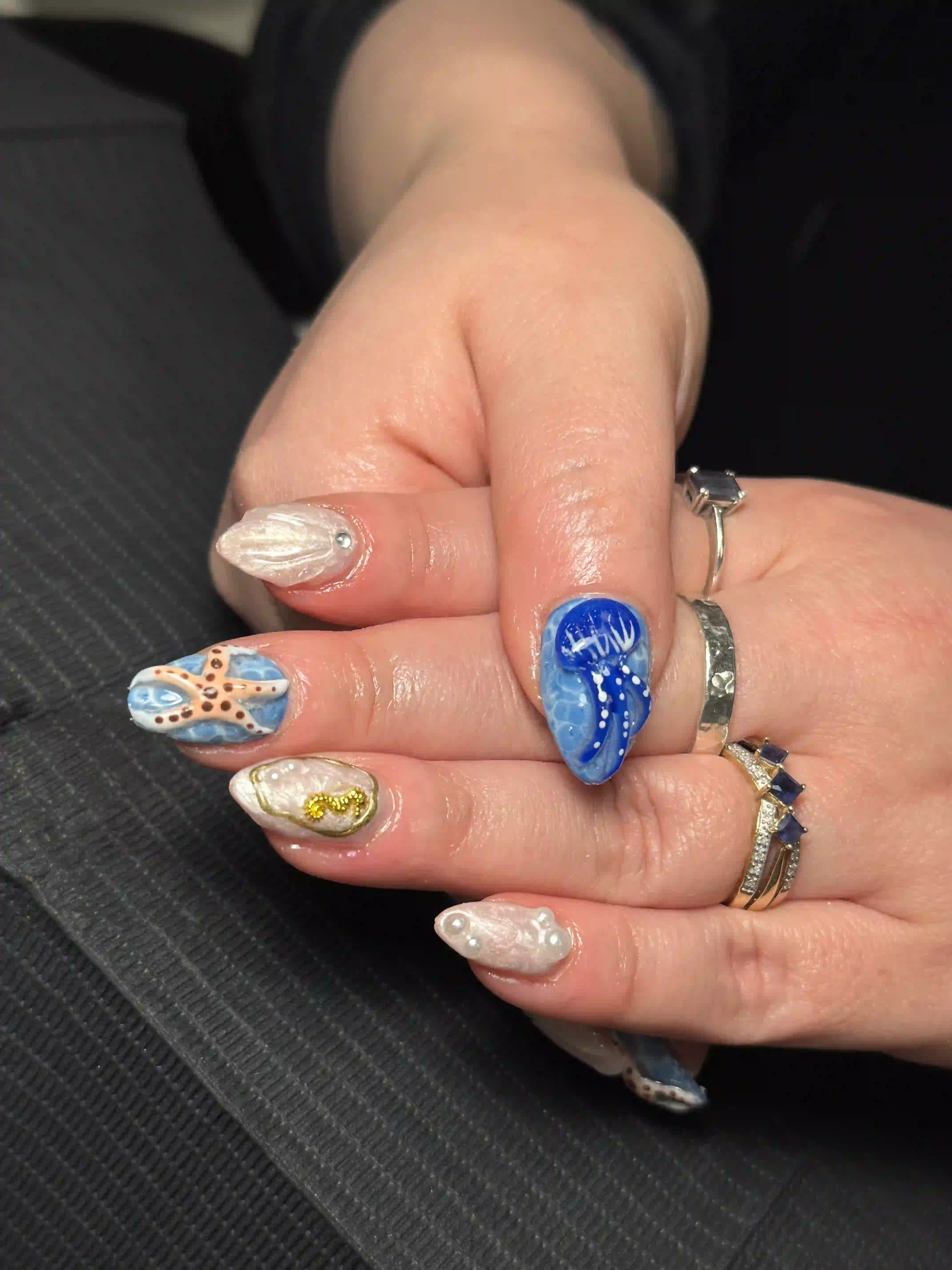 3D & Character nail art by Jodie Leslie