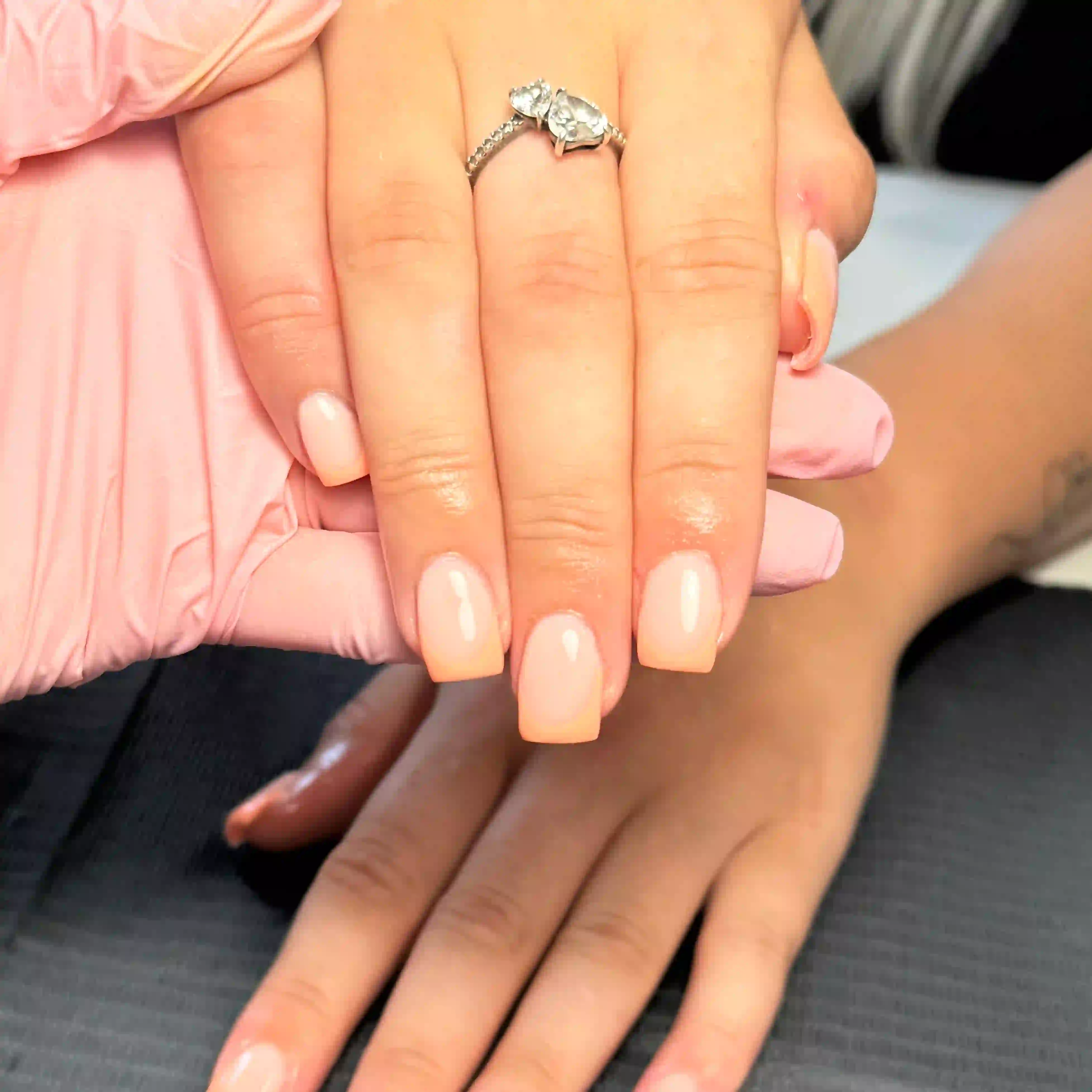 French tip nail art by Jodie Leslie