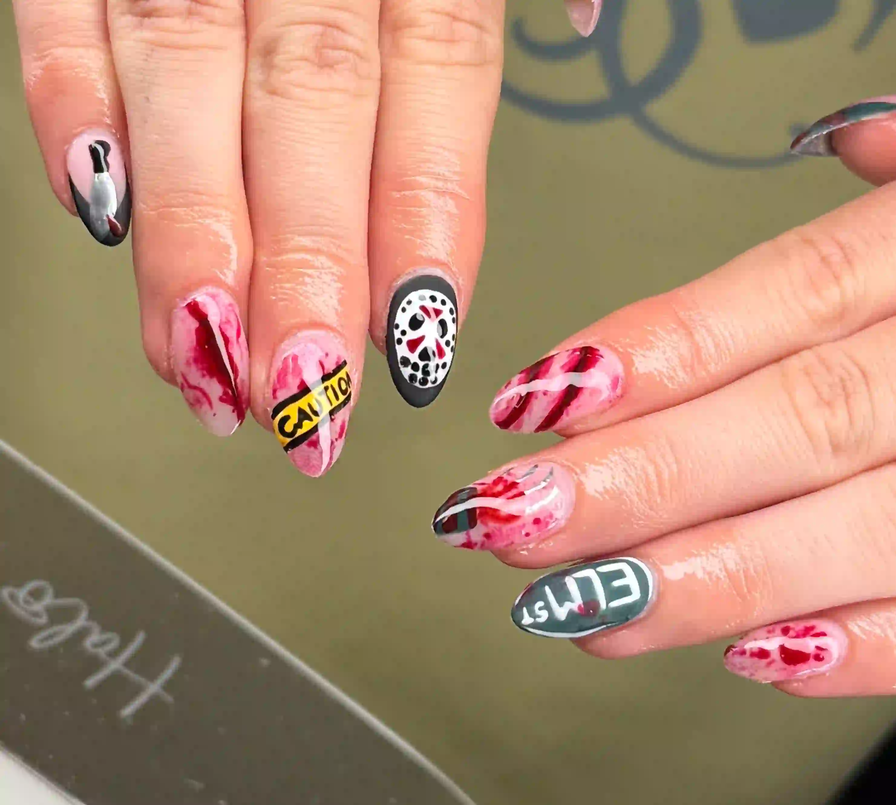 3D & Character nail art by Jodie Leslie