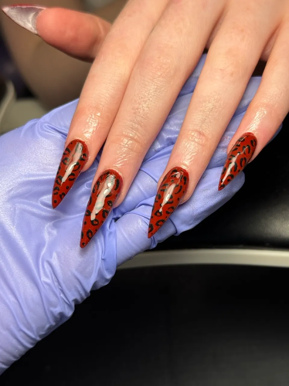 Client with classic lashes by Jodie Leslie